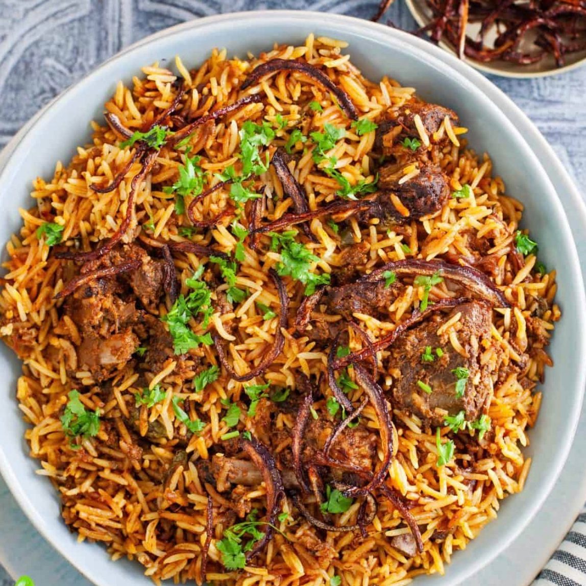 Lamb Biryani.