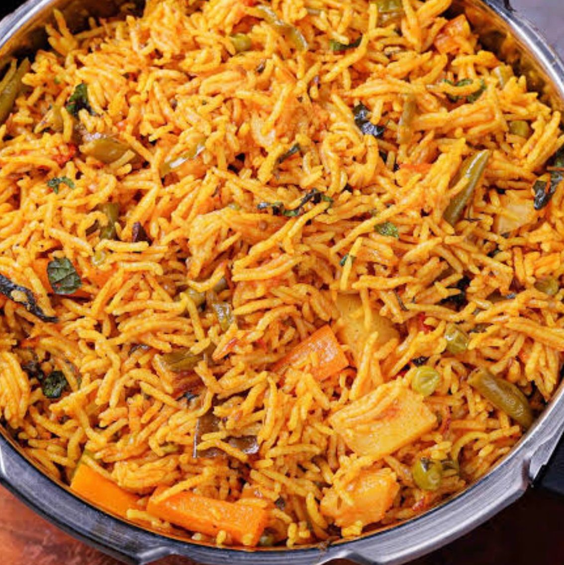 Pulao Rice Biryani.