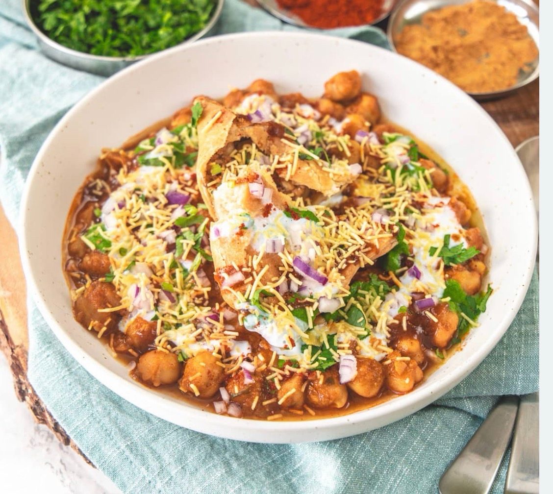 Samosa Chaat.