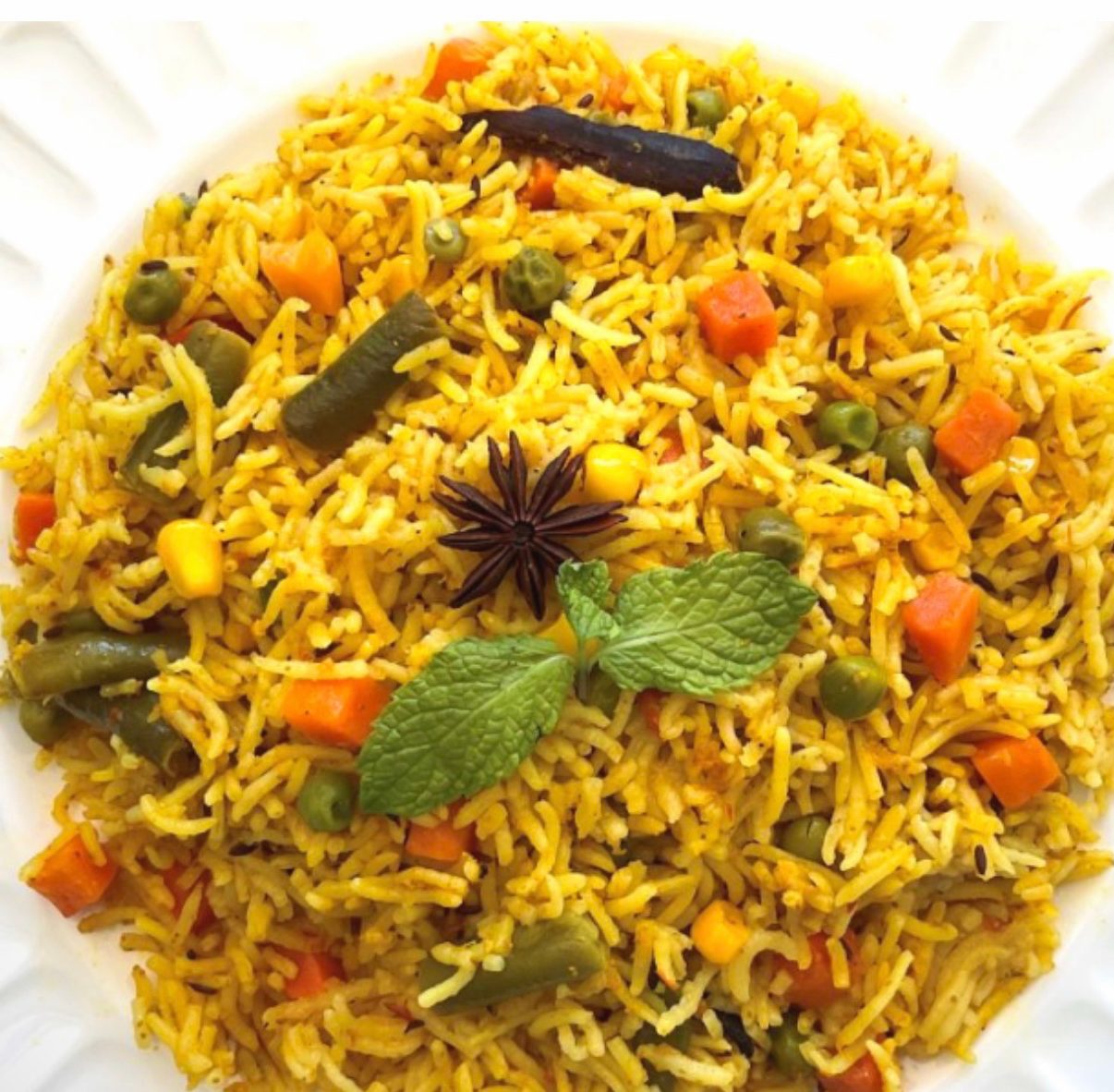 Vegetable Biryani.